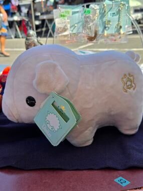 Bellzi Pig Plush Stuffed Animal Toy